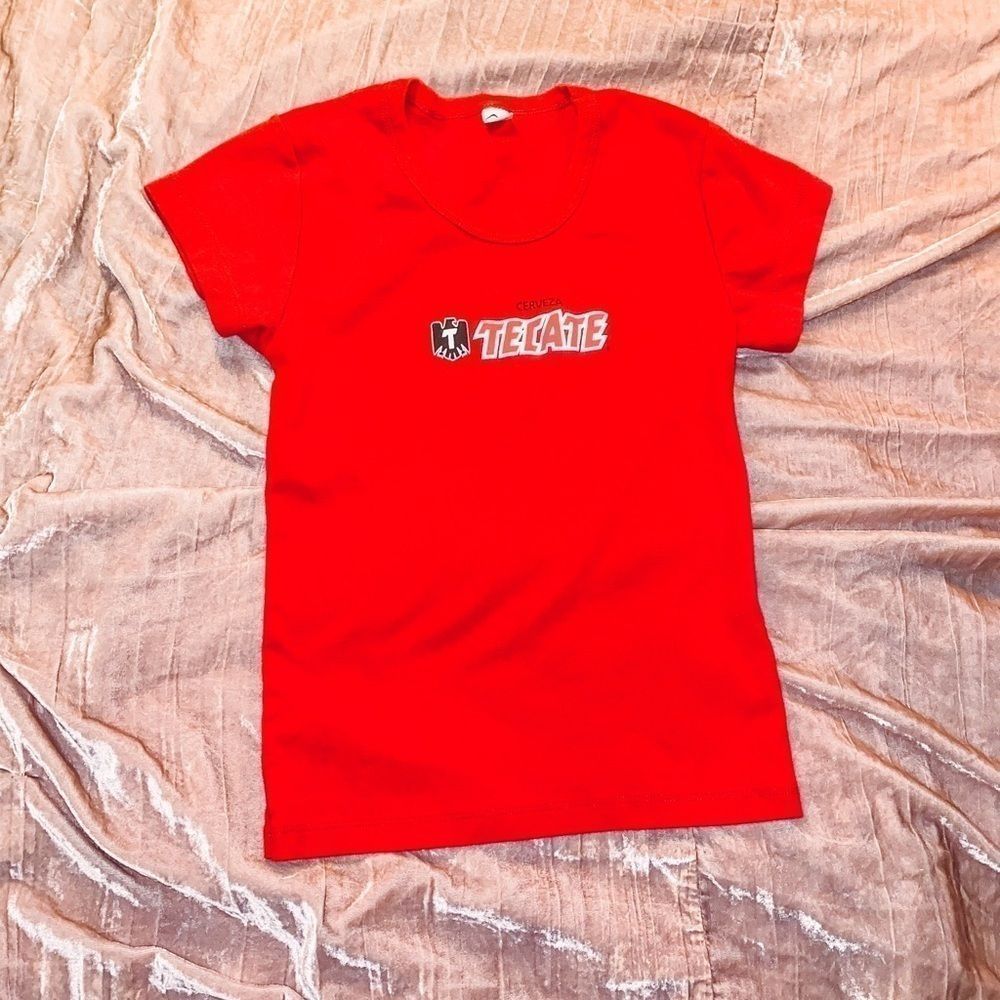Tecate beer babydoll T-shirt